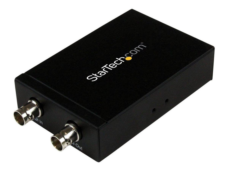 StarTech.com SDI to HDMI Converter - 3G SDI to HDMI Adapter with SDI Loop Through Output - video converter - black