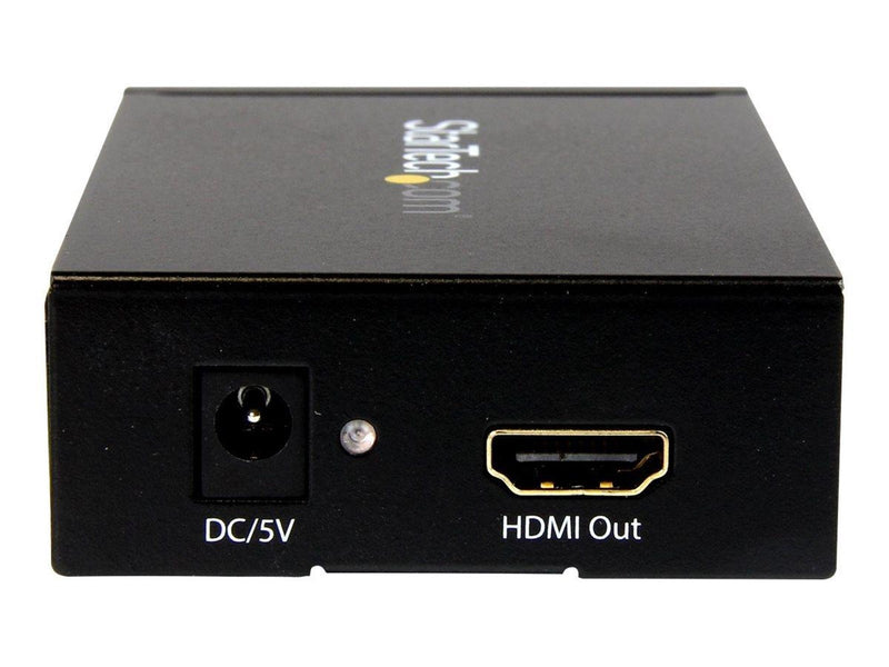 StarTech.com SDI to HDMI Converter - 3G SDI to HDMI Adapter with SDI Loop Through Output - video converter - black