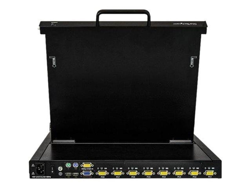 17" StarTech.com Rackmount KVM Console - 8 Ports with 17" LCD Monitor - KVM console - 17"