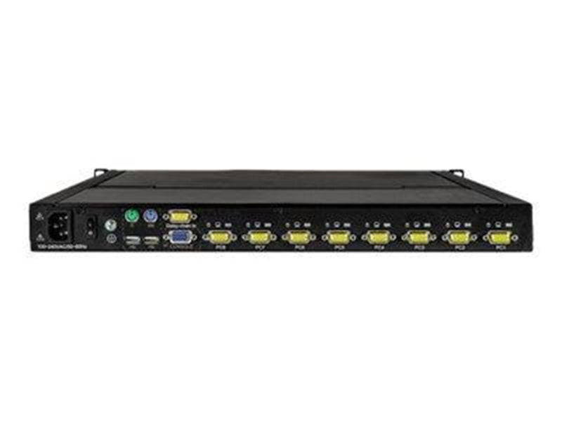 17" StarTech.com Rackmount KVM Console - 8 Ports with 17" LCD Monitor - KVM console - 17"