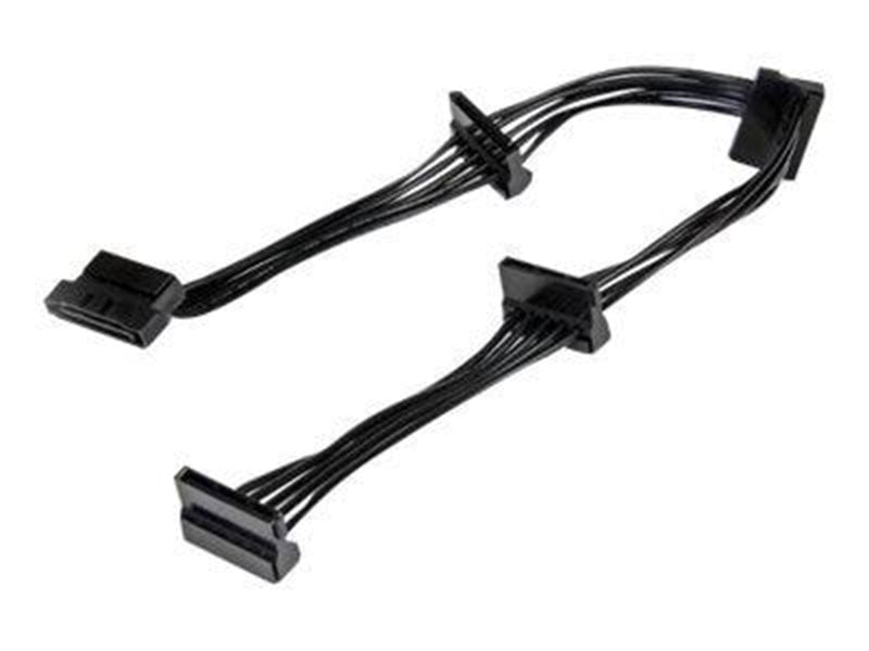 StarTech.com 4x SATA Power Splitter Adapter Cable - power splitter - 40 cm