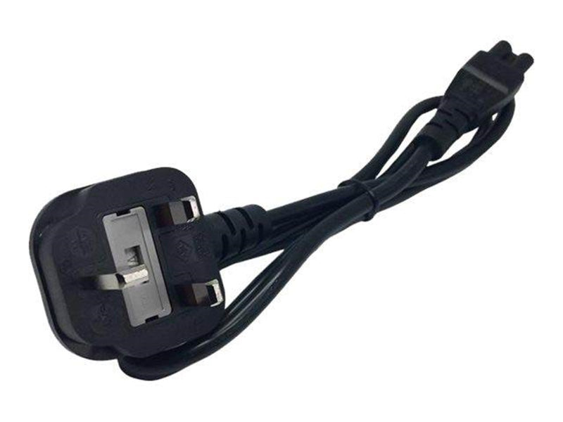 StarTech.com UK Laptop Power Cord 3 Slot for UK BS1363 to C5 Clover Leaf - power cable - 1 m