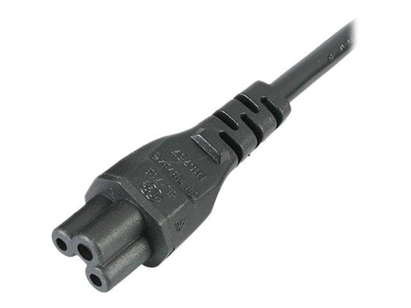 StarTech.com UK Laptop Power Cord 3 Slot for UK BS1363 to C5 Clover Leaf - power cable - 1 m