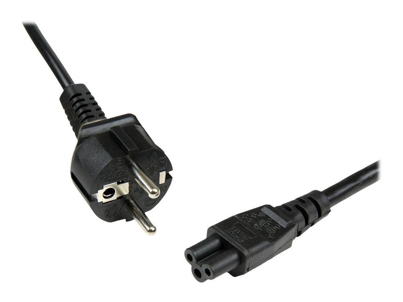 StarTech.com Laptop Power Cord Schuko CEE7 to C5 Clover Leaf - power cable - 2 m