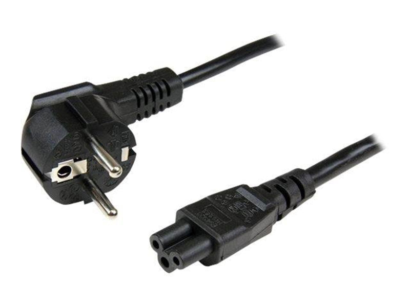 StarTech.com Laptop Power Cord Schuko CEE7 to C5 Clover Leaf - power cable - 2 m