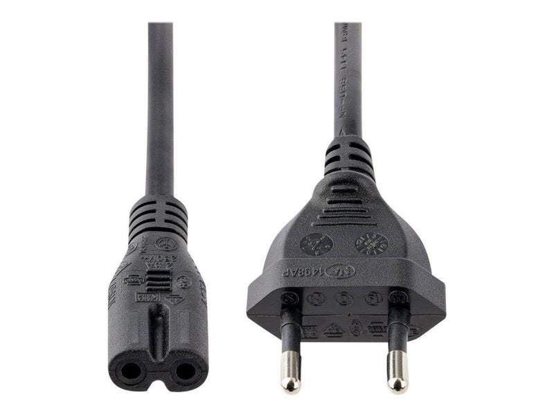 StarTech.com Standard Laptop Power Cord EU to C7 Power Cable Lead - power cable - 1 m