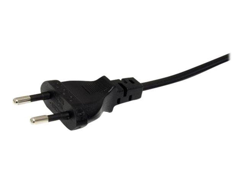 StarTech.com Standard Laptop Power Cord EU to C7 Power Cable Lead - power cable - 1 m