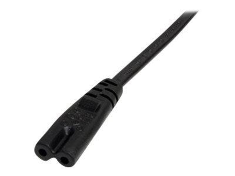 StarTech.com Standard Laptop Power Cord EU to C7 Power Cable Lead - power cable - 1 m