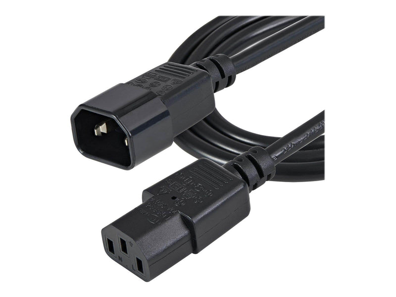 StarTech.com Standard Computer Power Cord Extension C14 to C13 - power extension cable - 1 m