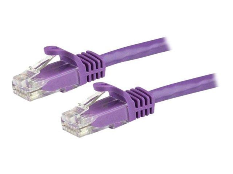 StarTech.com Purple Cat6 / Cat 6 Snagless Ethernet Patch Cable 3 m - network cable - 3 m - purple - Lila - 3 meter