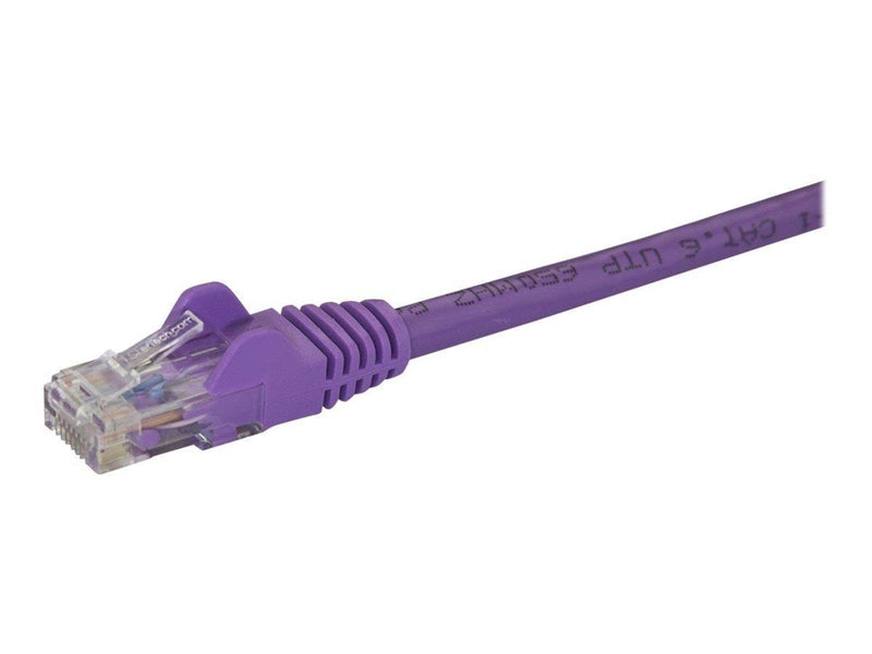 StarTech.com Purple Cat6 / Cat 6 Snagless Ethernet Patch Cable 3 m - network cable - 3 m - purple - Lila - 3 meter