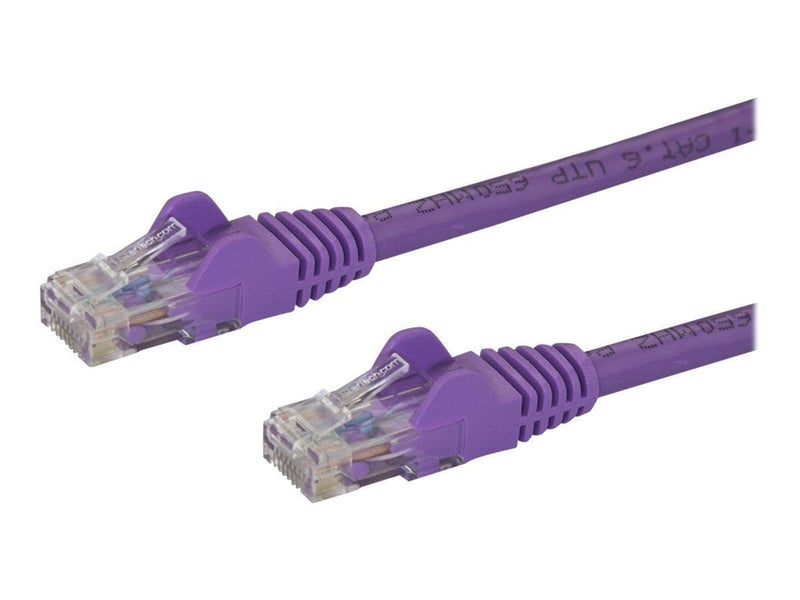 StarTech.com Purple Cat6 / Cat 6 Snagless Ethernet Patch Cable 3 m - network cable - 3 m - purple - Lila - 3 meter