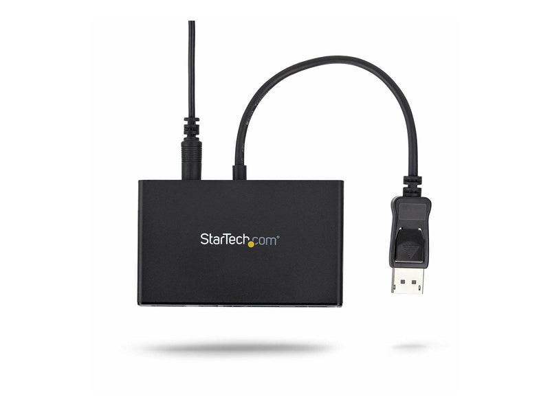 StarTech.com DisplayPort to DP Multi Monitor Splitter - 4-Port MST Hub - video splitter - 4 ports