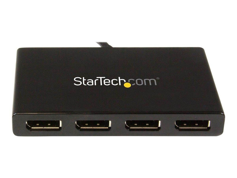 StarTech.com DisplayPort to DP Multi Monitor Splitter - 4-Port MST Hub - video splitter - 4 ports