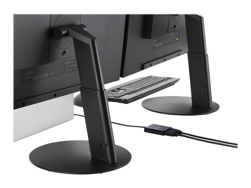 StarTech.com 2-Port USB-C to HDMI MST Hub - 4K Dual Monitor Splitter - external video adapter - black