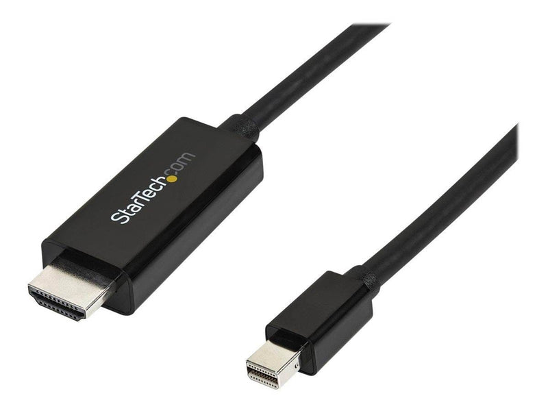 StarTech.com Mini DisplayPort to HDMI Adapter Cable - 3 m (10 ft) - 4K 30Hz - video cable - DisplayPort / HDMI - 3 m