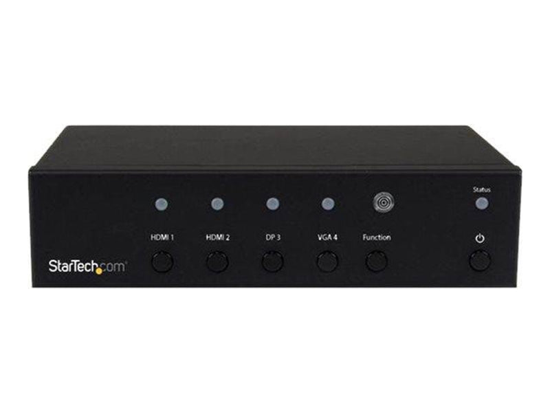 StarTech.com Multi-Input to HDMI Converter Switch - 2x HDMI + VGA + DP - 4K - video/audio switch