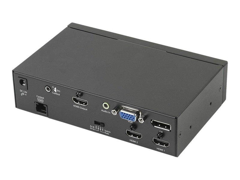 StarTech.com Multi-Input to HDMI Converter Switch - 2x HDMI + VGA + DP - 4K - video/audio switch