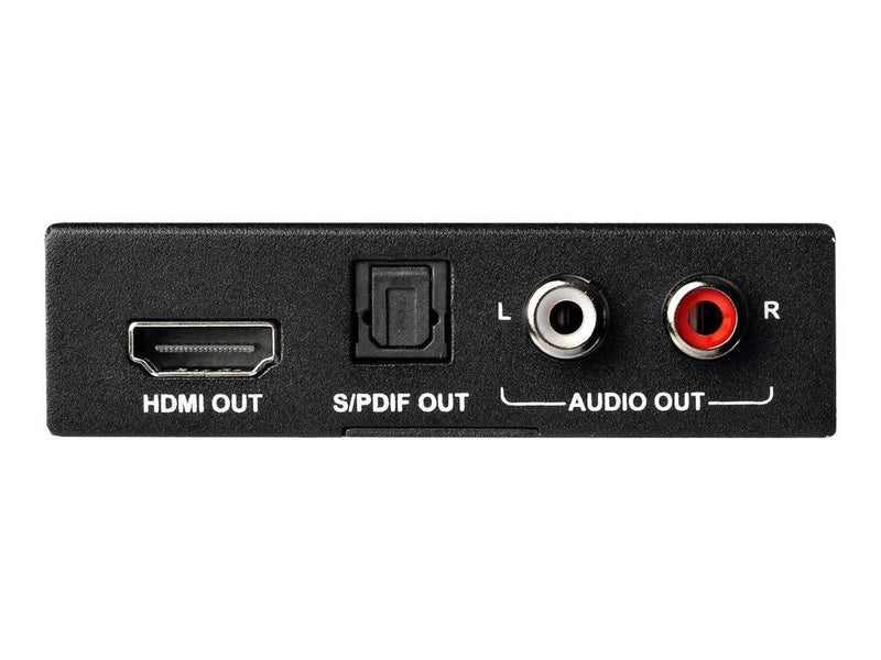 StarTech.com 4K HDMI Audio Extractor 4K 60Hz - HDR - Toslink Optical Audio - HDMI audio signal extractor