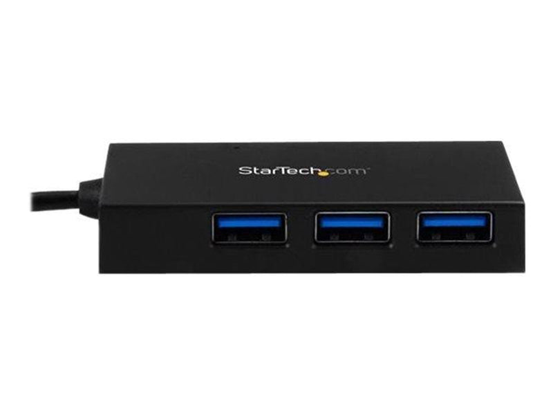 StarTech.com 4-Port USB-C Hub - USB-C to 4x USB-A - USB 3.0 Hub - Includes Power Adapter - hub - 4 ports USB-Hubs - USB 3.2 - 4