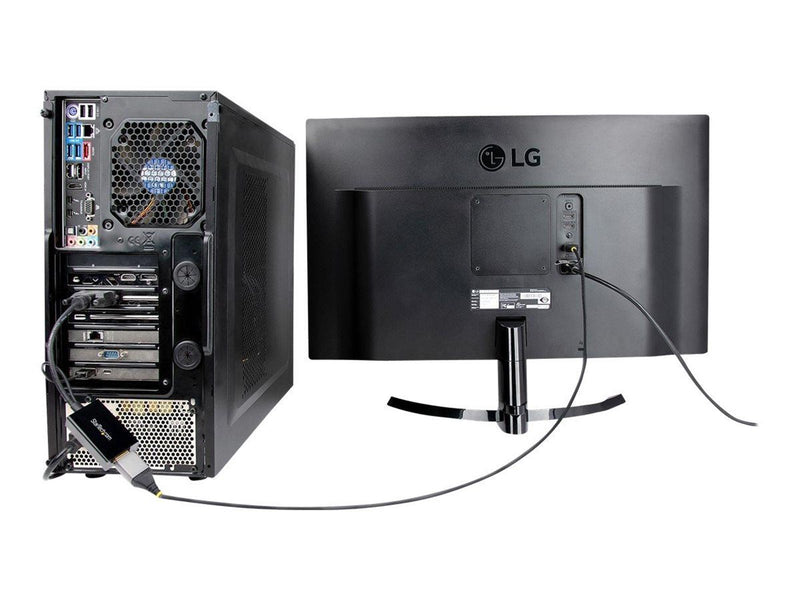 StarTech.com DVI to DisplayPort Adapter - USB Power - DVI-D to DP Converter - display adapter