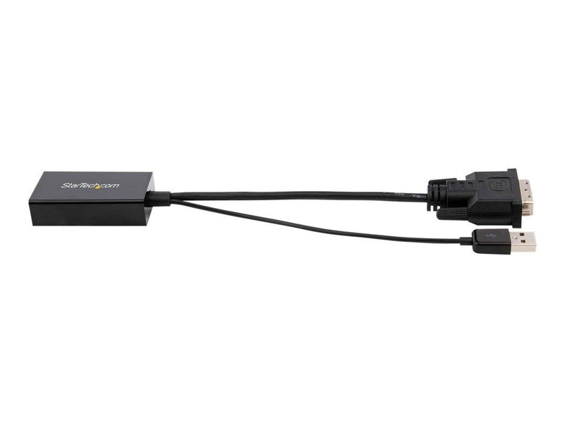 StarTech.com DVI to DisplayPort Adapter - USB Power - DVI-D to DP Converter - display adapter