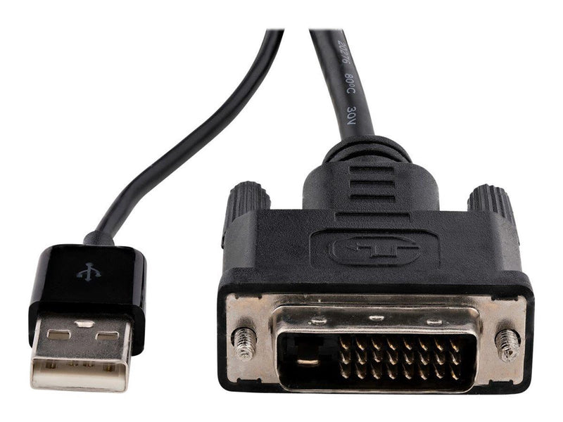 StarTech.com DVI to DisplayPort Adapter - USB Power - DVI-D to DP Converter - display adapter