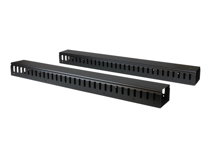 StarTech.com Vertical Cable Organizer with Finger Ducts - 0U - 6 ft. - cable organizer - 40U