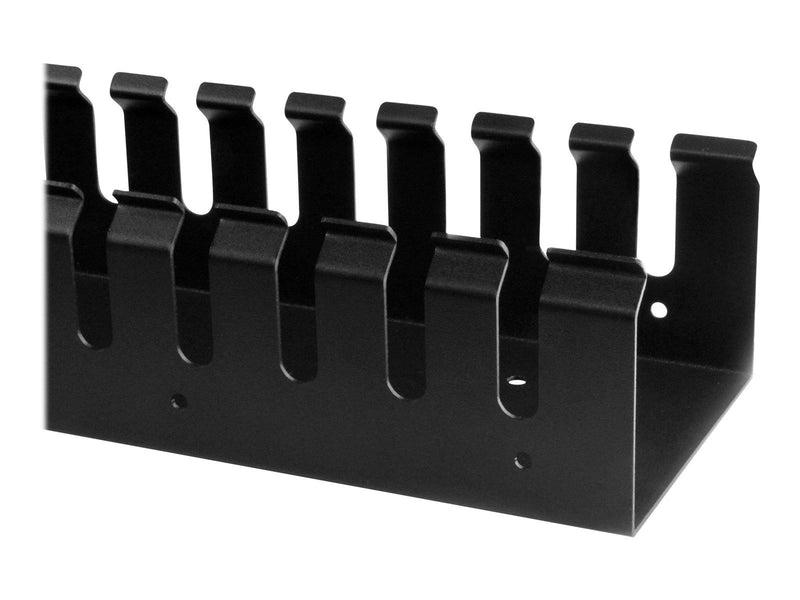 StarTech.com Vertical Cable Organizer with Finger Ducts - 0U - 6 ft. - cable organizer - 40U