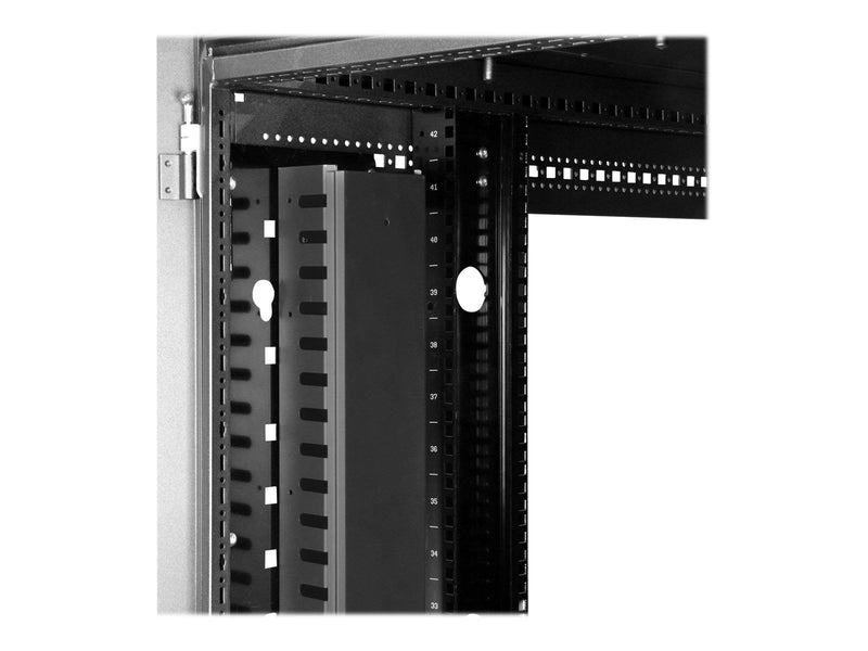 StarTech.com Vertical Cable Organizer with Finger Ducts - 0U - 6 ft. - cable organizer - 40U