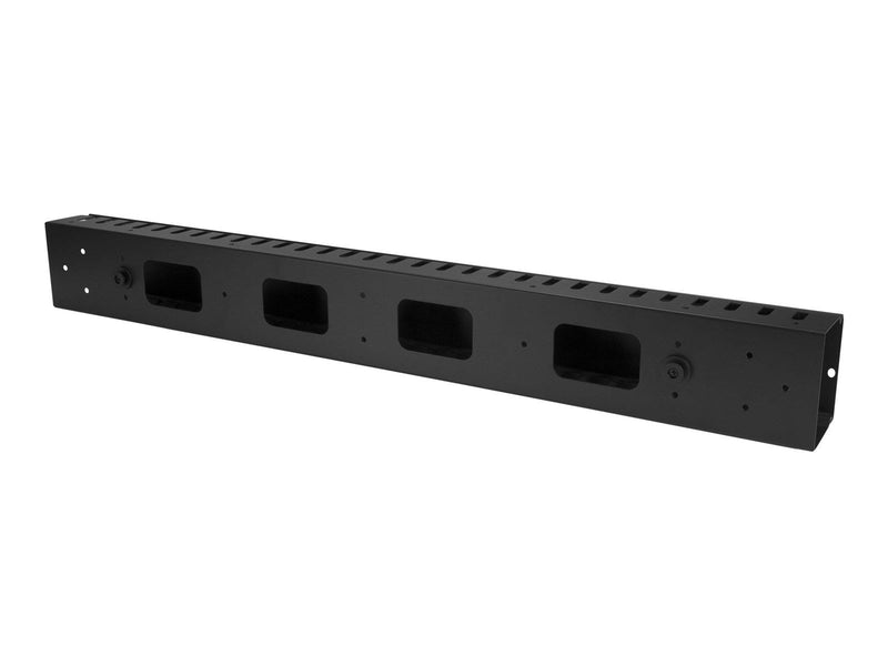 StarTech.com Vertical Cable Organizer with Finger Ducts - 0U - 6 ft. - cable organizer - 40U