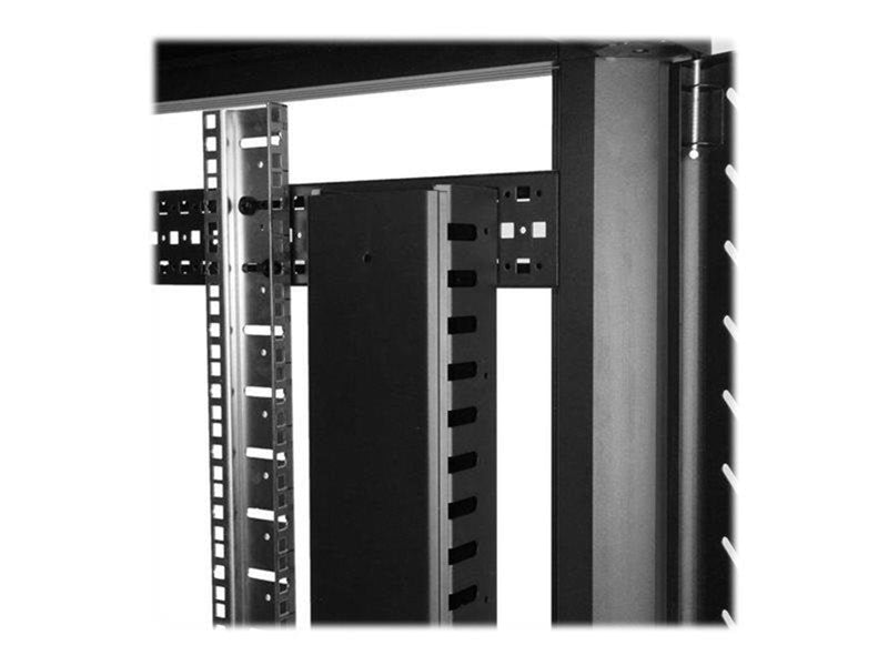 StarTech.com Vertical Cable Organizer with Finger Ducts - 0U - 6 ft. - cable organizer - 40U