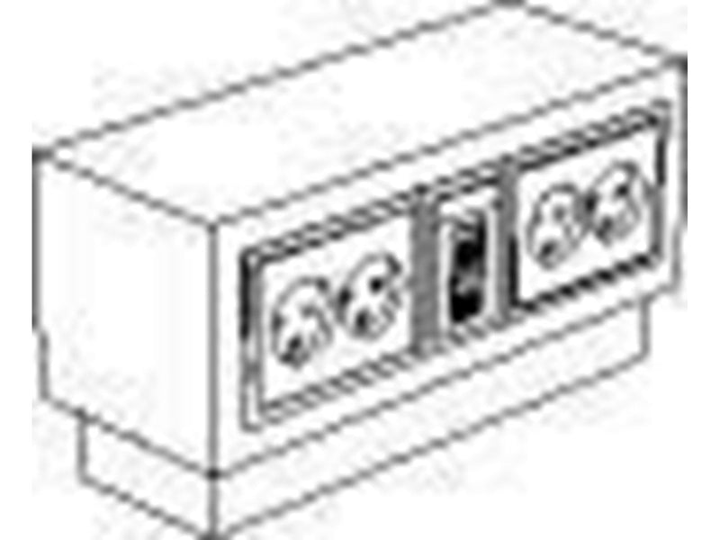 Thorsman Service post pos-10/5 white