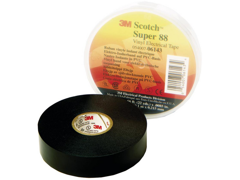 3M Super 88 1 x 66' bagged on 1 1/2 core