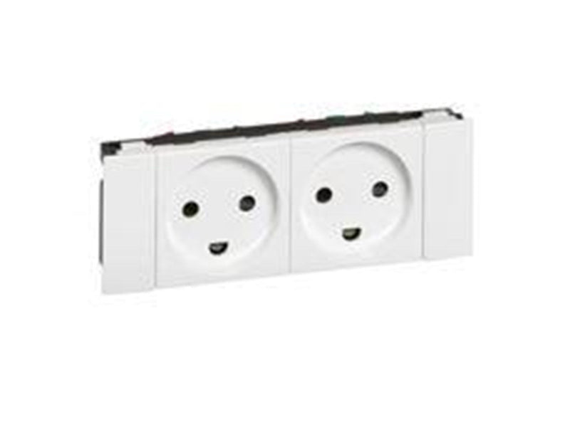Legrand Socket danish standart 2p+e double