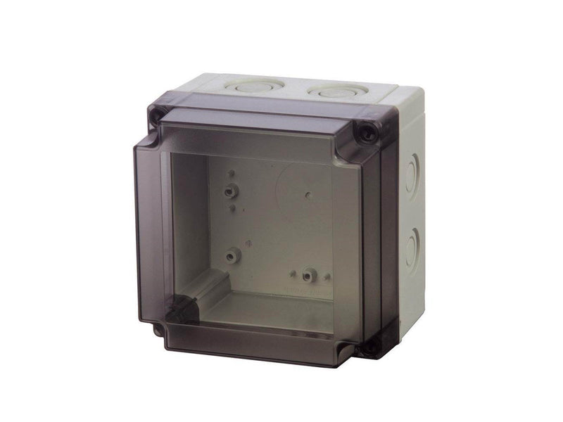 FIBOX Enclosure pc metric smoked transparent cover pcm 125/100 t