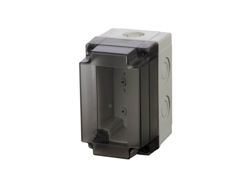 FIBOX Enclosure pc metric smoked transparent cover pcm 100/100 t