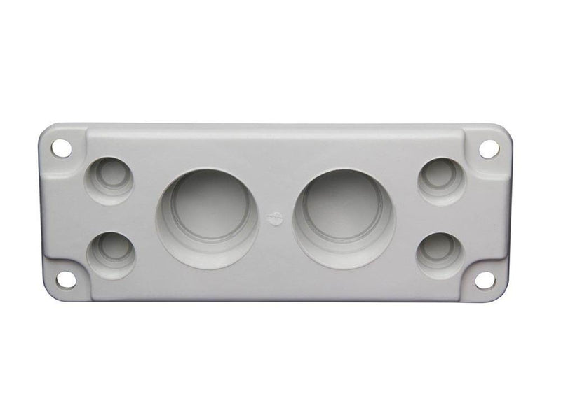 FIBOX Mb10019-pm / oezxc 2 cable gland plate set complete.