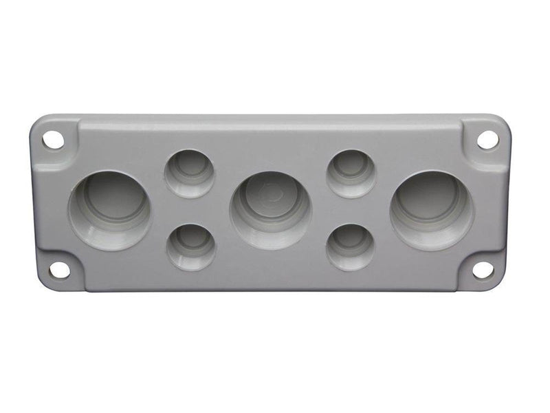 FIBOX Mb10017-pm / oezxc 1 cable gland plate set complete.