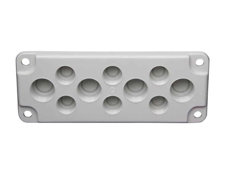 FIBOX Cable gland plate set mb10016-pm complete.