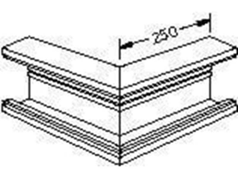 Hager External corner br 70130 pw