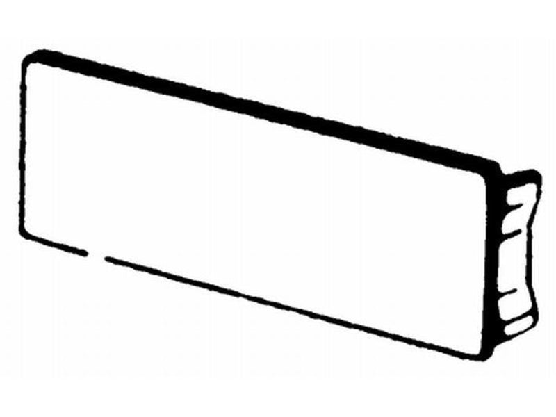 Tehalit End plate br 70130 grey