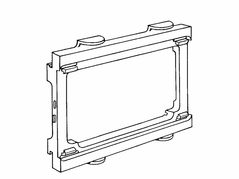 Tehalit Frame double for opus 2ro/brn perlewhite