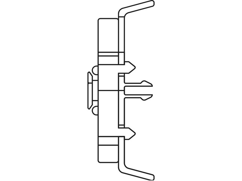 Tehalit Foot for junction box blue