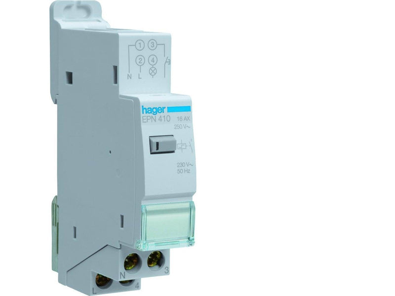 Hager Latching relay elektronic 1no 230v