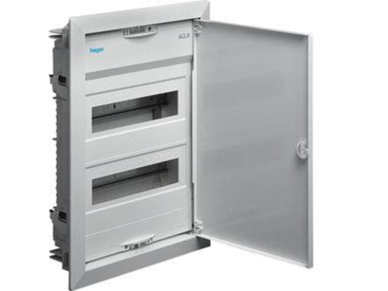 Hager Dis enclosure flush mounted 2 row 24m