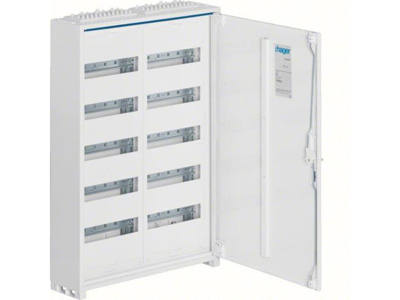 Hager Fwb52p metal surface mount cabinet 120m