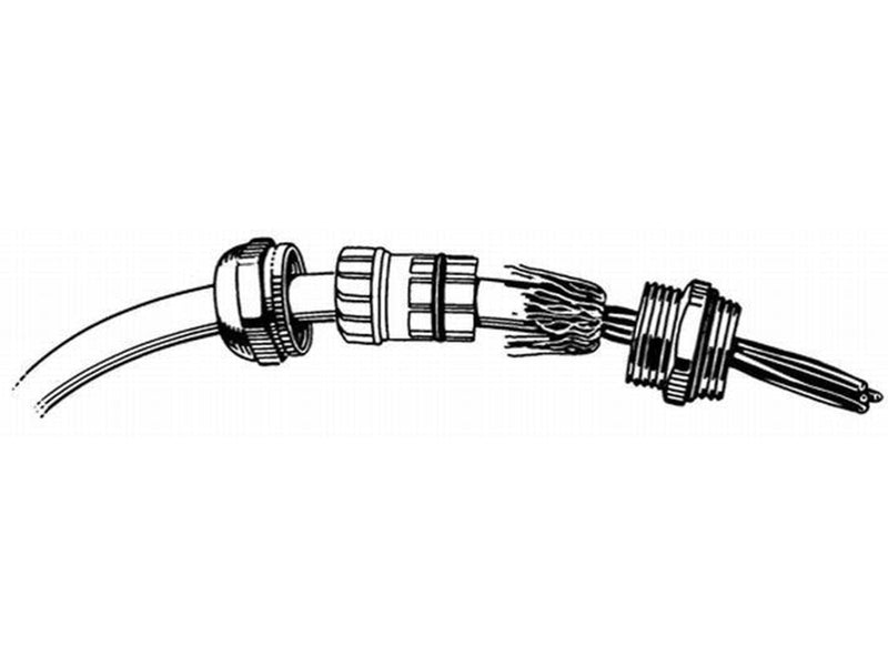 Wexøe Cable gland hsk-m-emv pg16 10-14mm