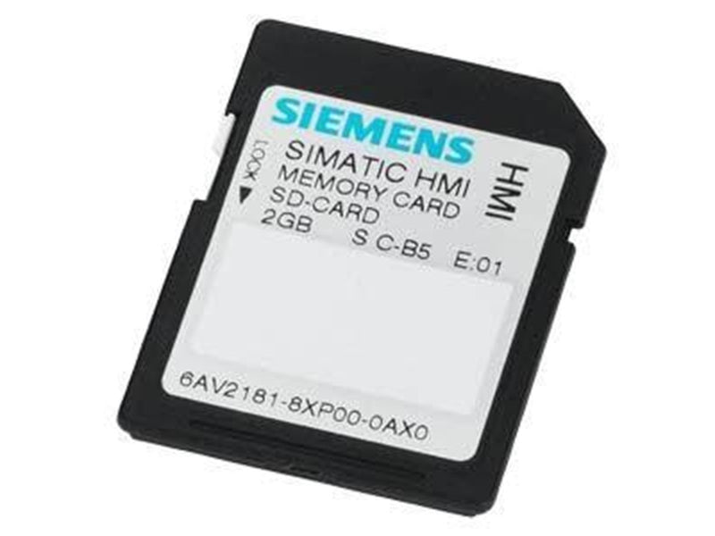 Siemens Simatic hmi sd memory card 2 gb 6av2181-8xp00-0ax0