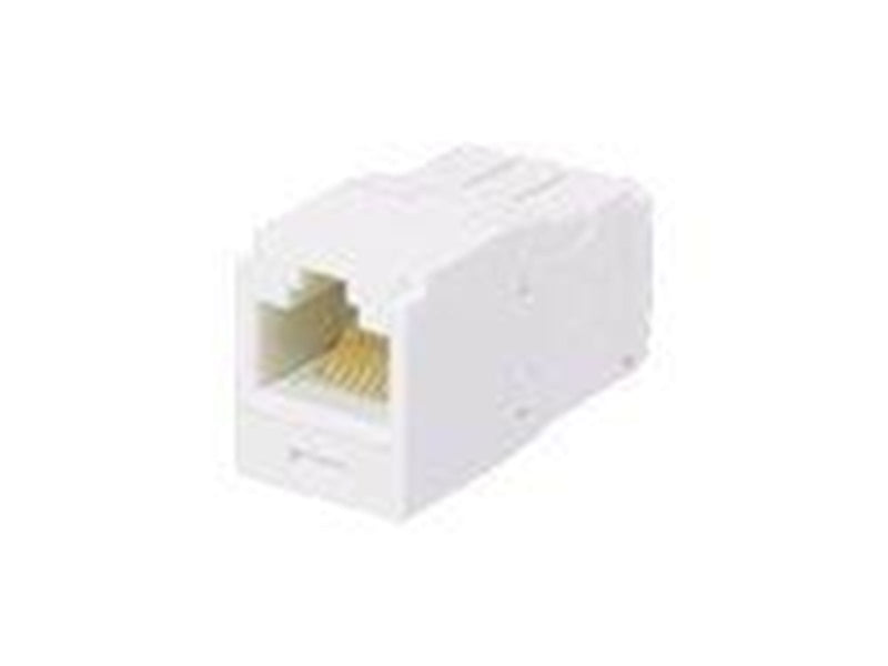 PANDUIT Mini-com module cat 6 utp 8 pos 8 wire universal white.